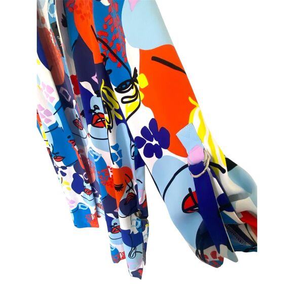 Joseph Ribkoff Multi-Color Abstract Open Front Blazer Sz 20 - Picture 12 of 13